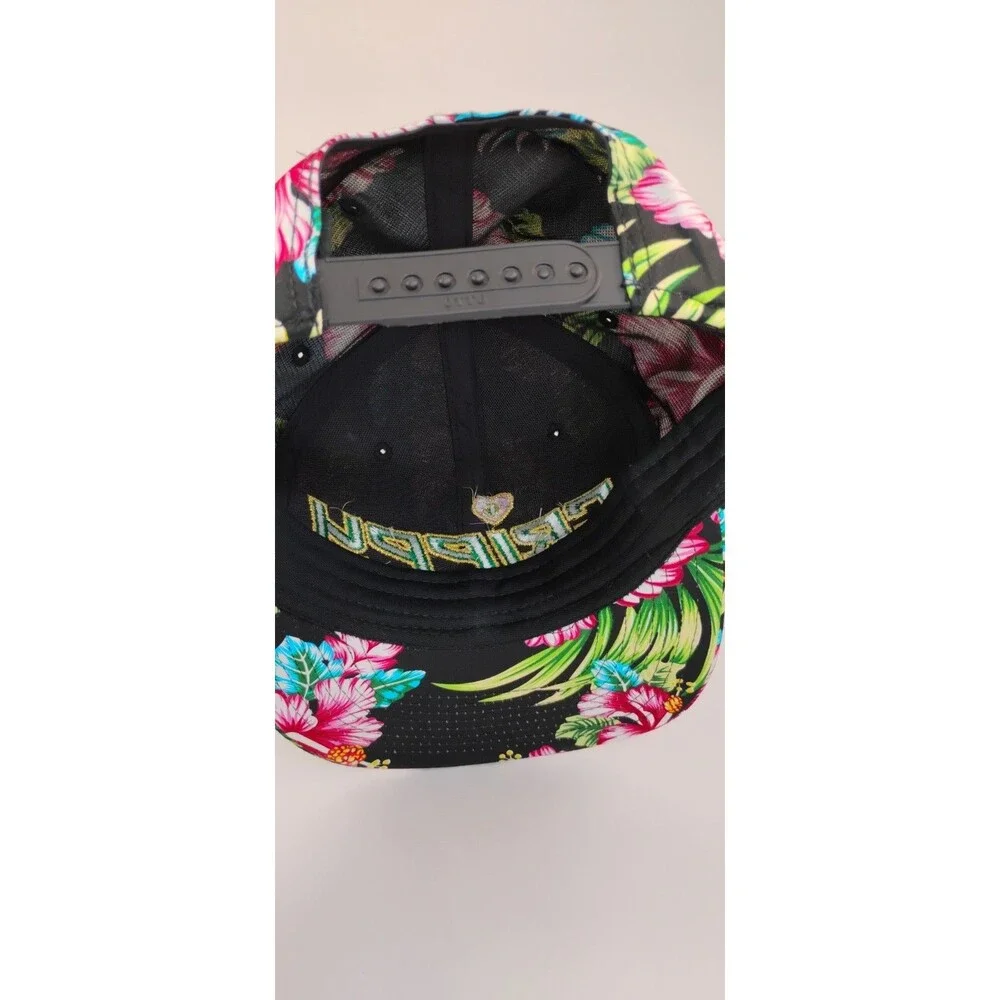 Otto Hawaiian Hat Grippy Logo Snapback Green Black Gold Pink OSFM Embroidered
